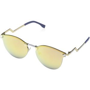 Fendi Iridia mirrored cat eye sunglasses